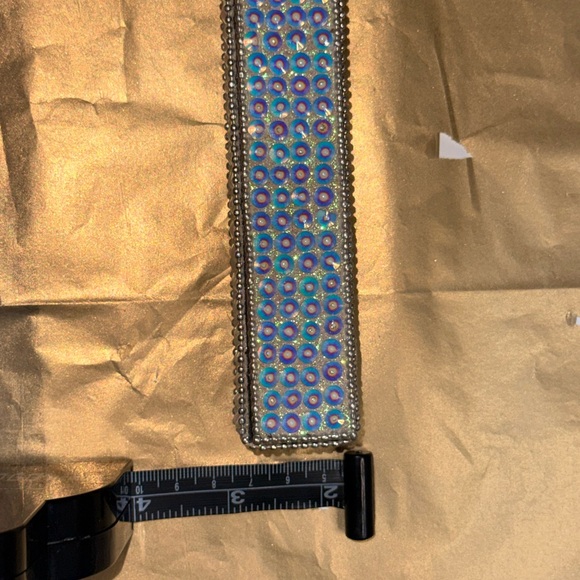 Rhinestone Beaded Rectangular Box - Picture 5 of 5